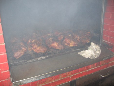 Cook's pit Shoulders ready to pull of the Cook's BBQ pit