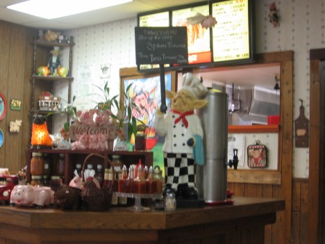 Grandpa's Kitchen (3) Order at the counter and grab a bottle of sauce